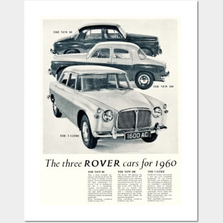 Vintage Rover car advert Posters and Art
